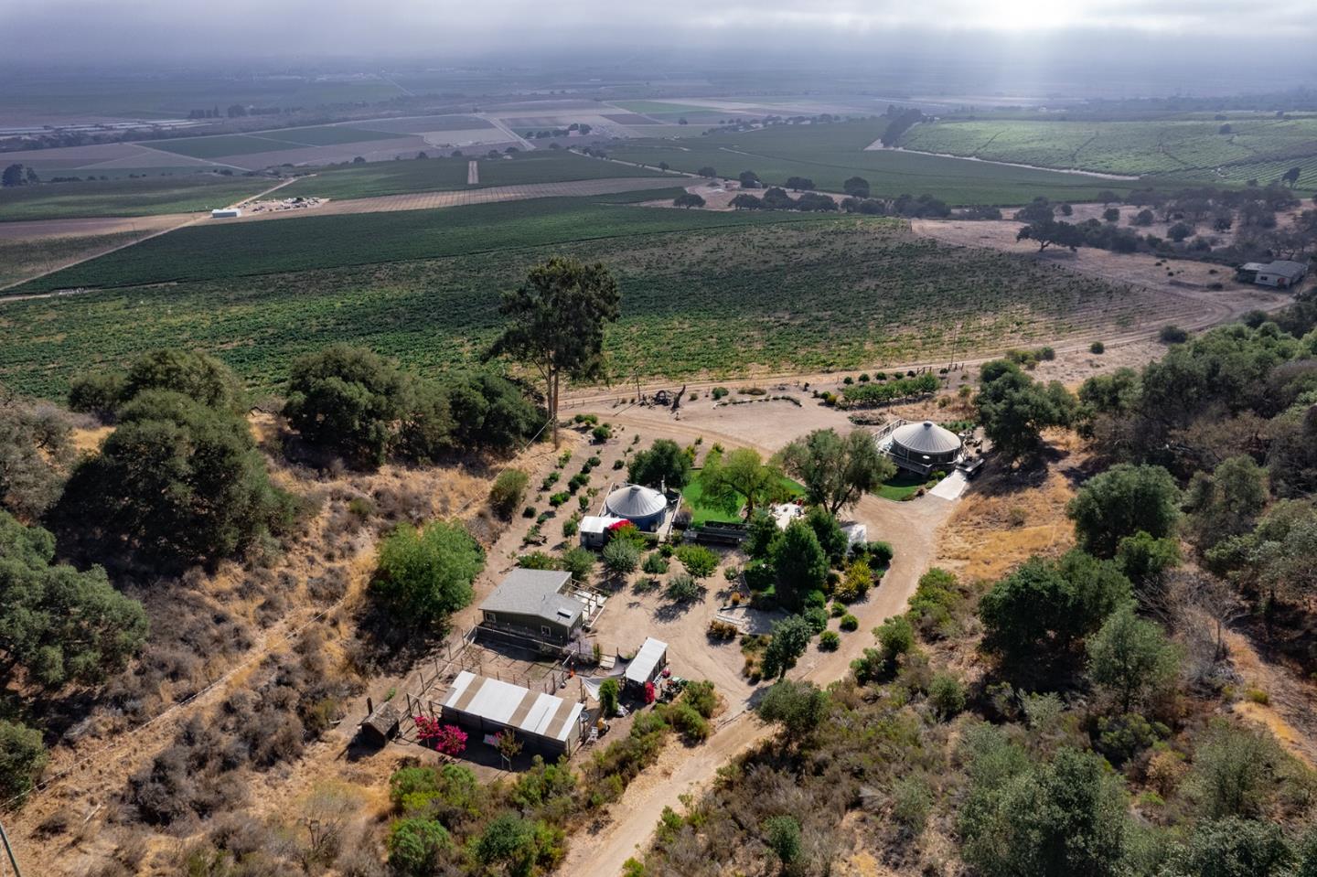 a view of a lake with mountains in the back