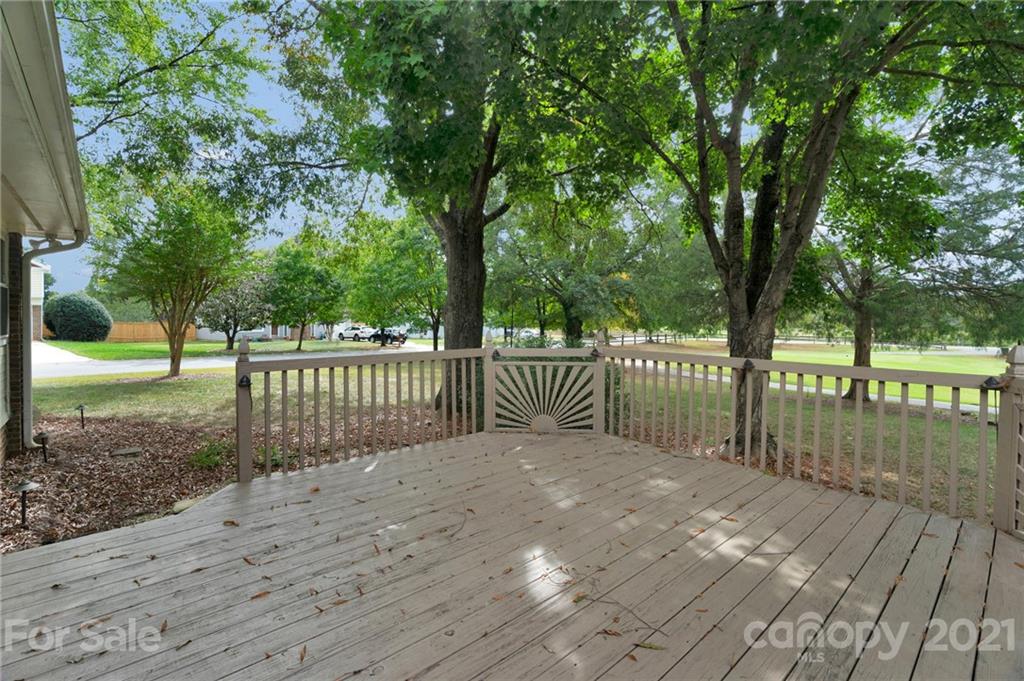 9838 Fairway Ridge Road, Unit 11 Charlotte, NC 28277 - Photo 32 of 40 a view of a wooden fence