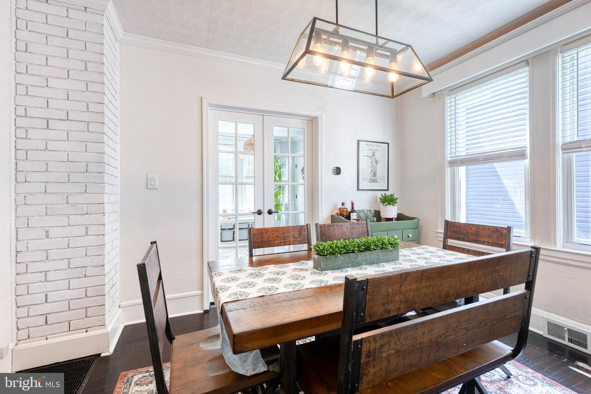 6504 Maplewood Road Baltimore, MD 21212 - Photo 11 of 45 a view of a dining room with furniture window and outside view