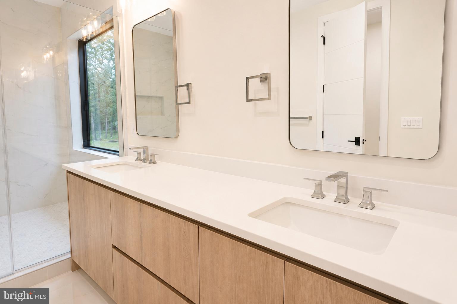 5947 Doyle Road Clifton, VA 20124 - Photo 47 of 69 a bathroom with a sink and a mirror