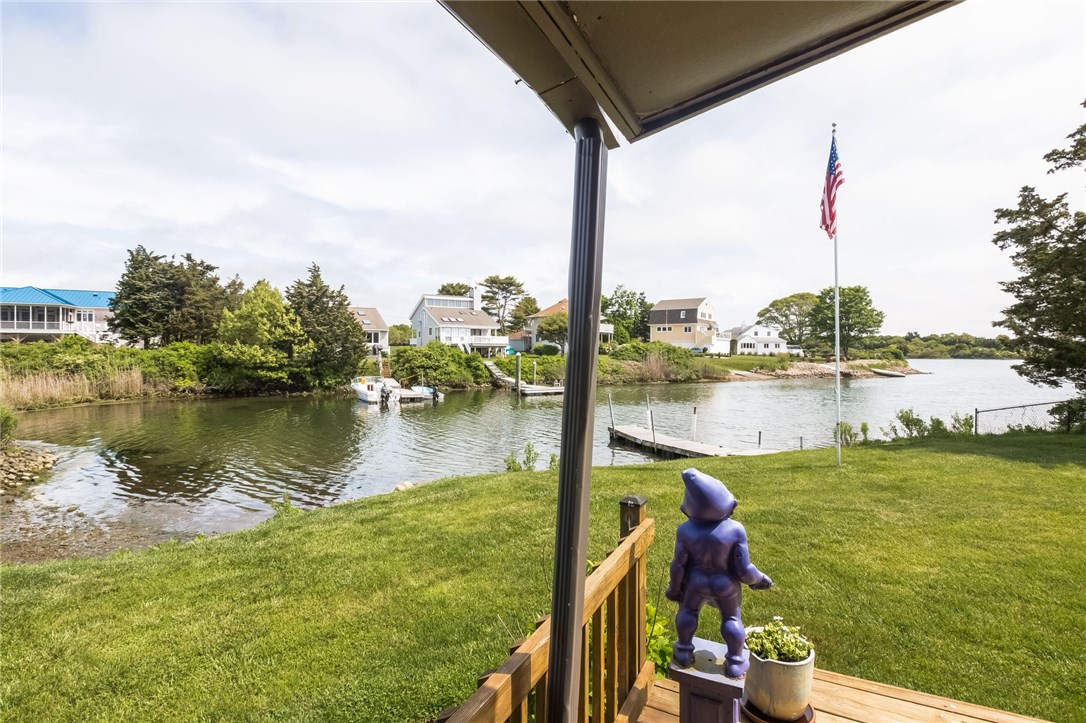 4 Shell Drive Westerly, RI 02891 - Photo 10 of 35 Even the purple gnome loves the view