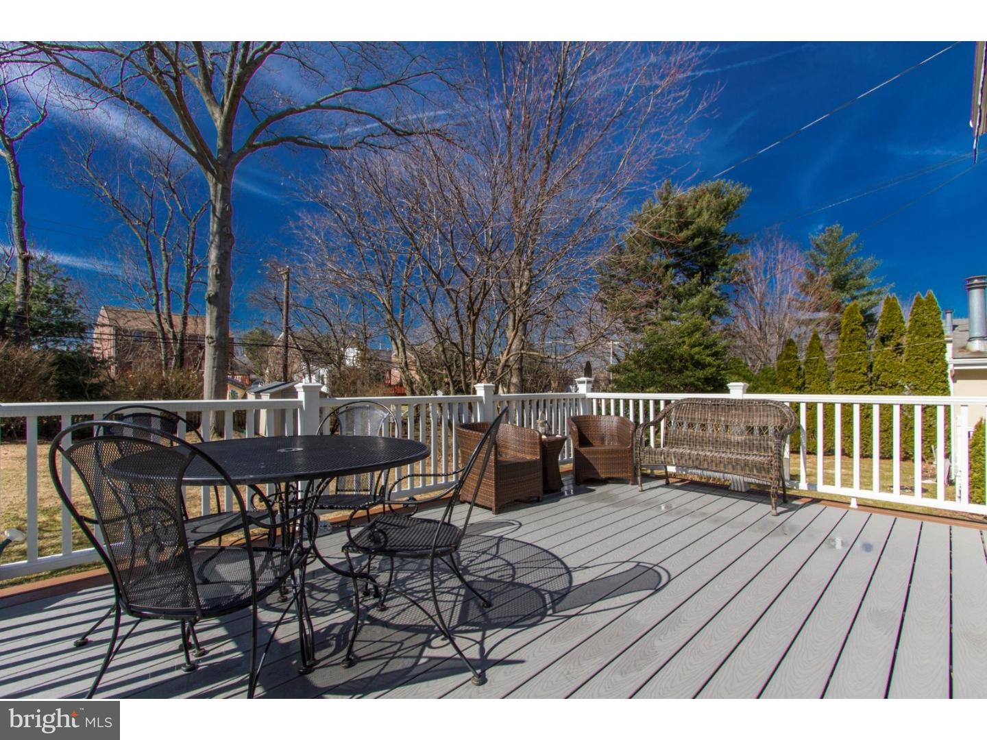 1728 Ridgeway Road Havertown, PA 19083 - Photo 22 of 25 a view of balcony with wooden floor and outdoor seating