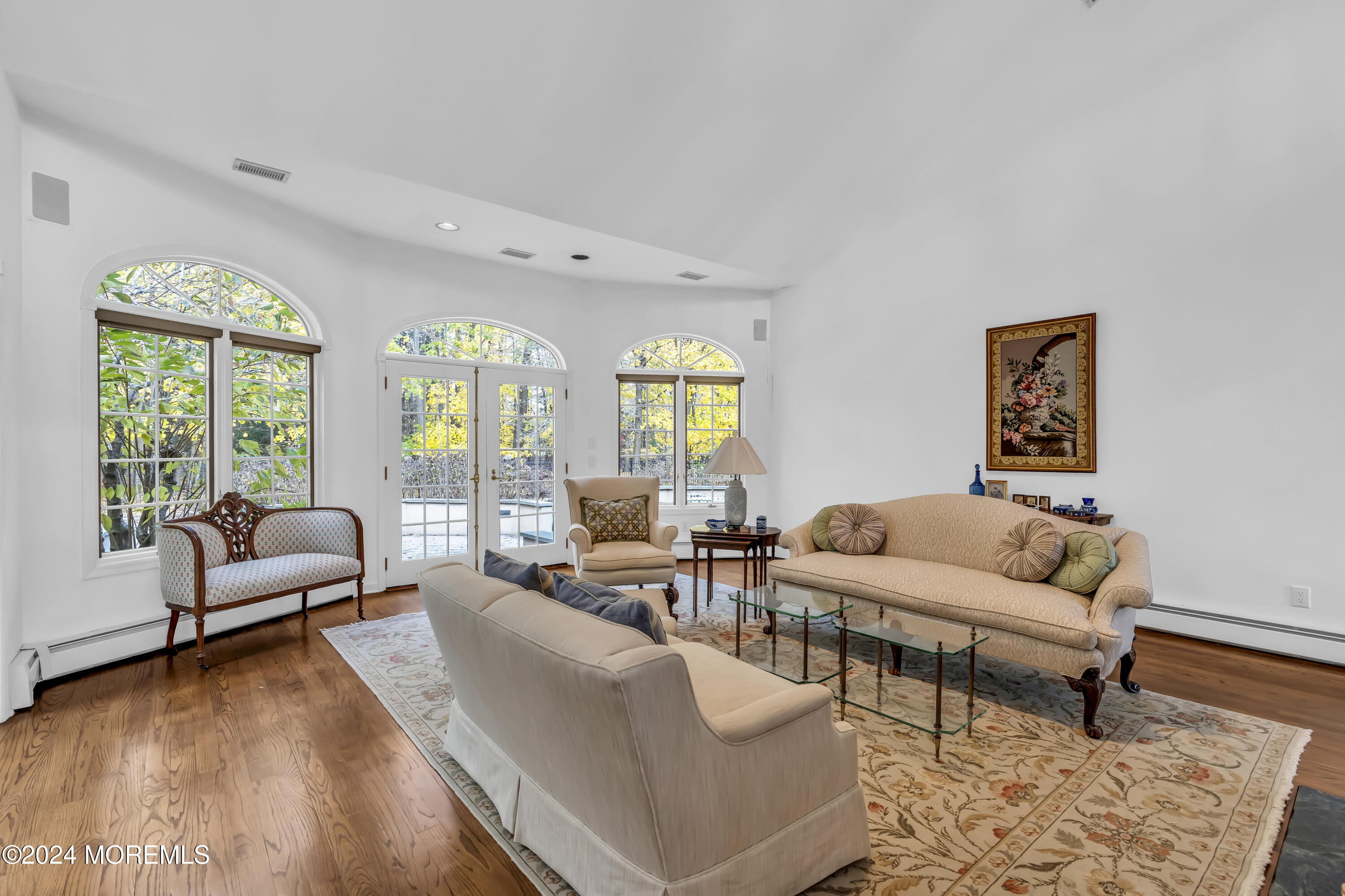34 Bruns Road West Allenhurst, NJ 07711 - Photo 16 of 90 a living room with furniture and wooden floor
