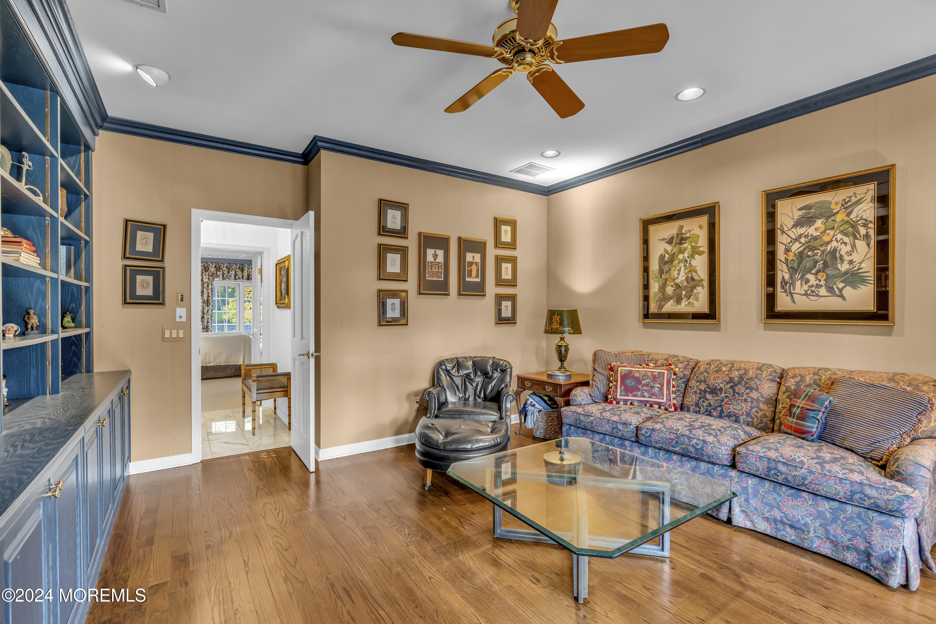 34 Bruns Road West Allenhurst, NJ 07711 - Photo 22 of 90 a living room with furniture and a wooden floor