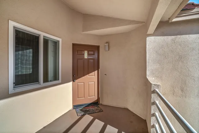 a view of an entryway door