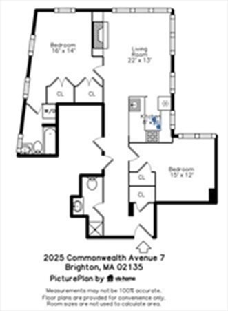 2025 Commonwealth Avenue, Unit 5 Boston, MA 02135 - Photo 13 of 13 a picture of a wall with a white wall and a white wall