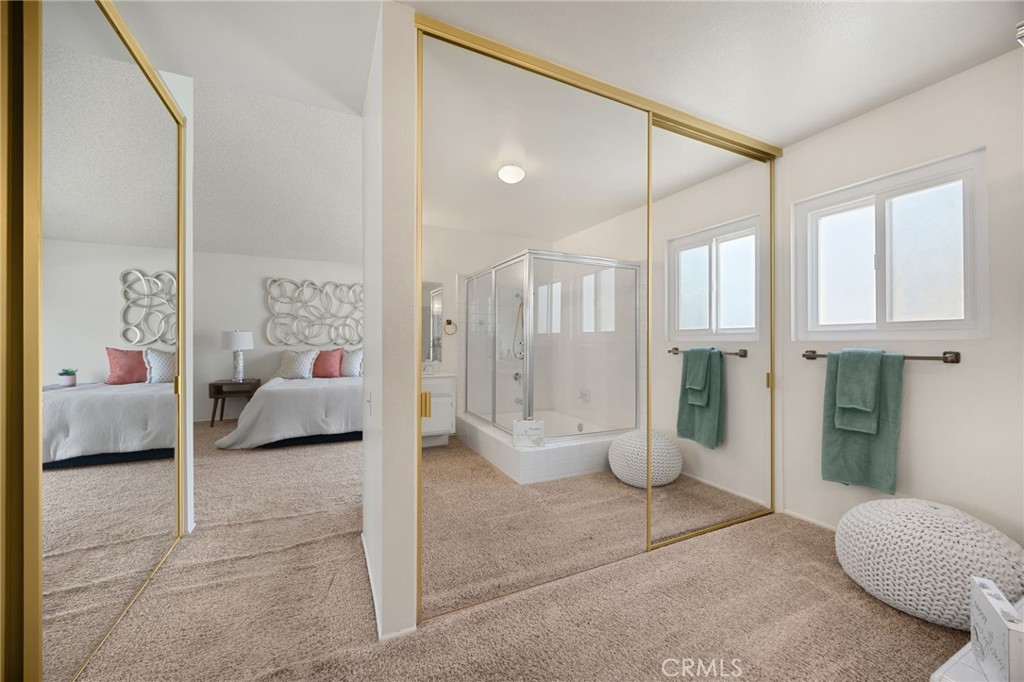 1342 Beechwood Drive Brea, CA 92821 - Photo 32 of 43 a en suite bathroom with a tub and shower