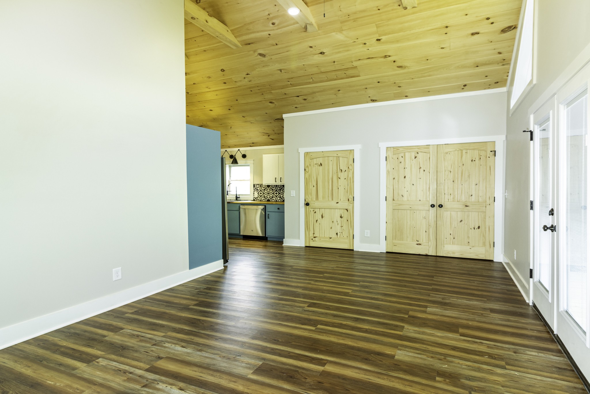 2081 Fall River Road Leoma, TN 38468 - Photo 7 of 15 a view of a hallway with wooden floor