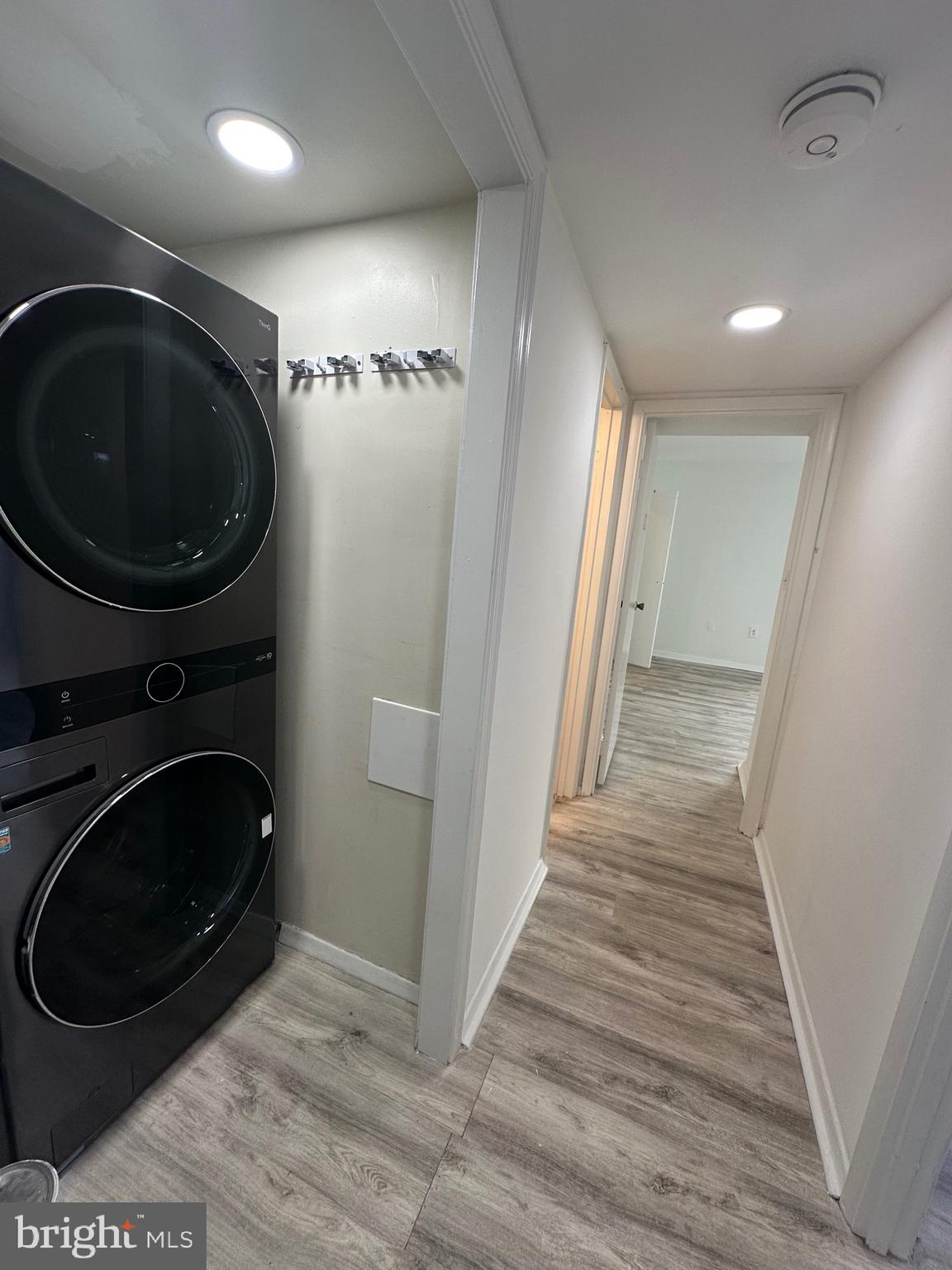 3722 Bel Pre Road, Unit 12 Silver Spring, MD 20906 - Photo 15 of 26 a view of a hallway with washer and dryer