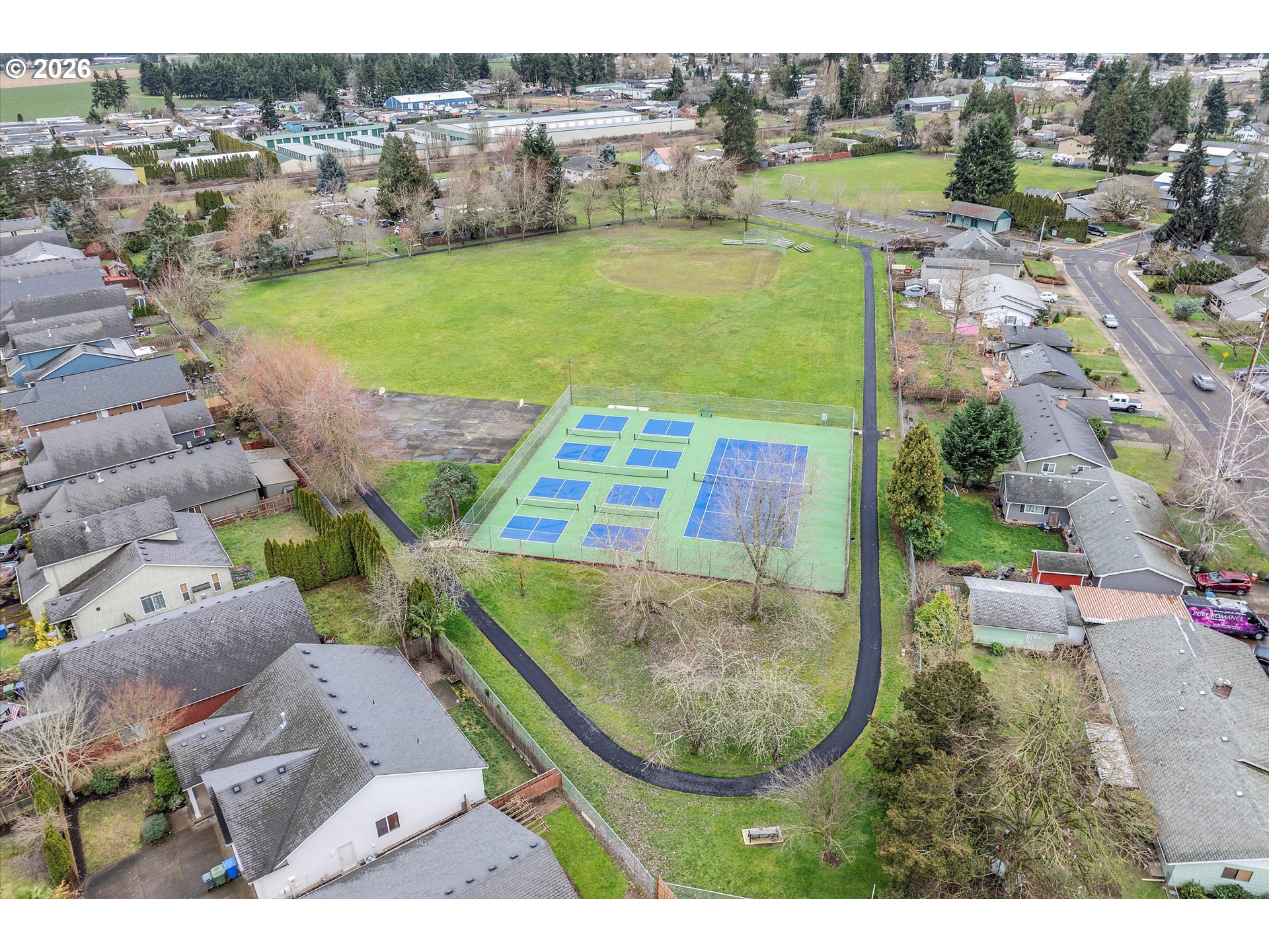 2366 Baines Boulevard Hubbard, OR 97032 - Photo 45 of 48 an aerial view of a house