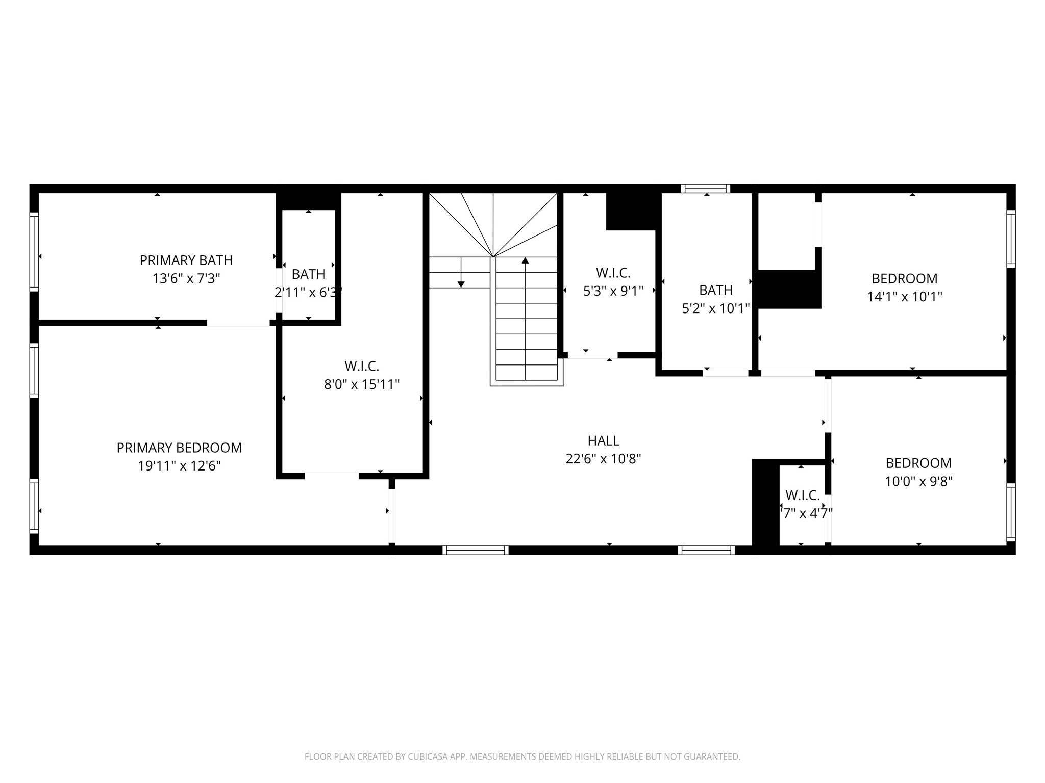 3535 Amos Street Houston, TX 77021 - Photo 45 of 46 Second floor digital floor plan