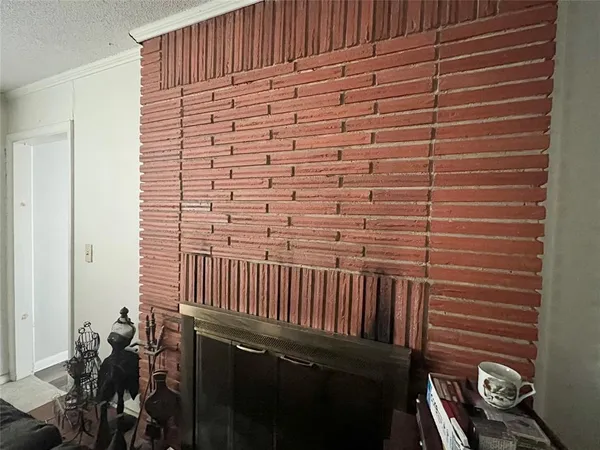 a view of a brick wall
