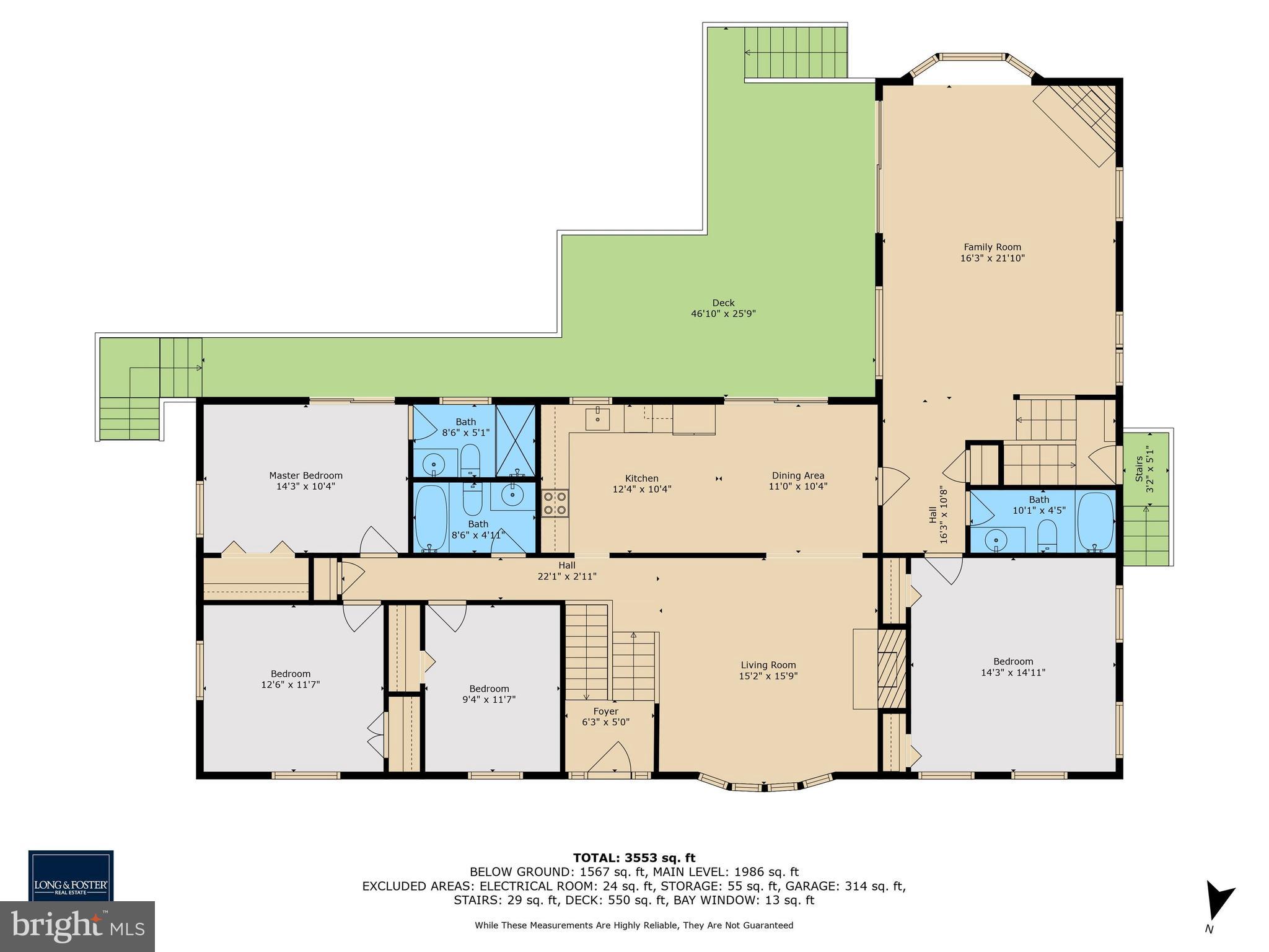 1353 Dicus Mill Road Severn, MD 21144 - Photo 77 of 78 Main Level Floorplan
