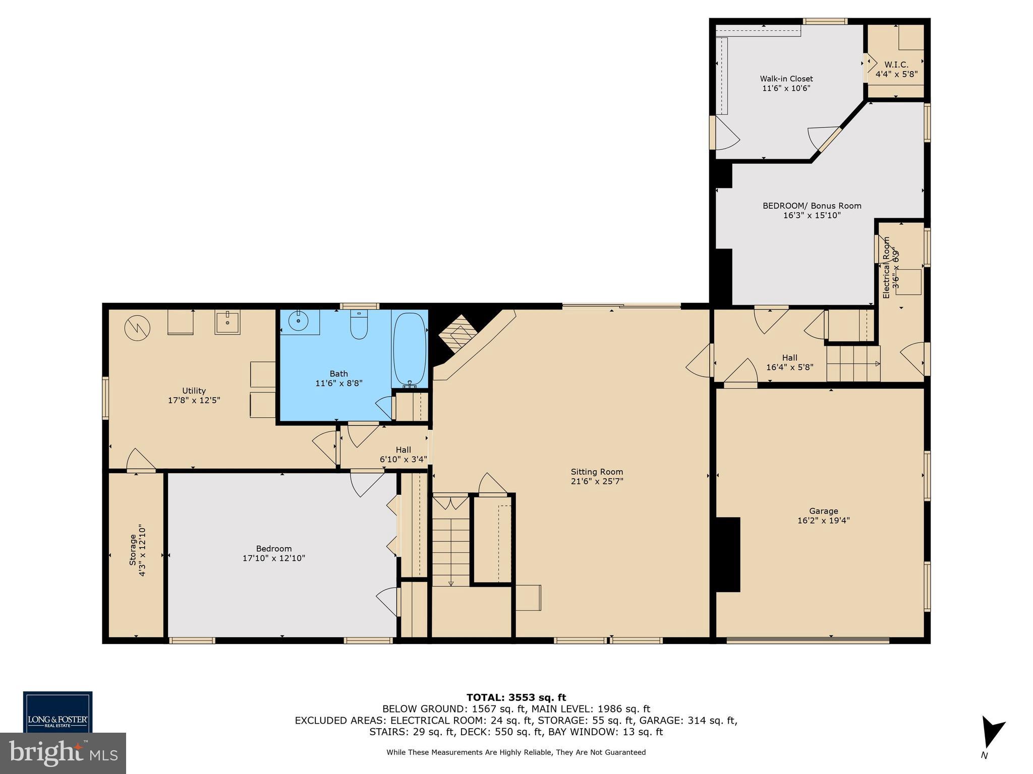 1353 Dicus Mill Road Severn, MD 21144 - Photo 78 of 78 Lower Level Floor Plan