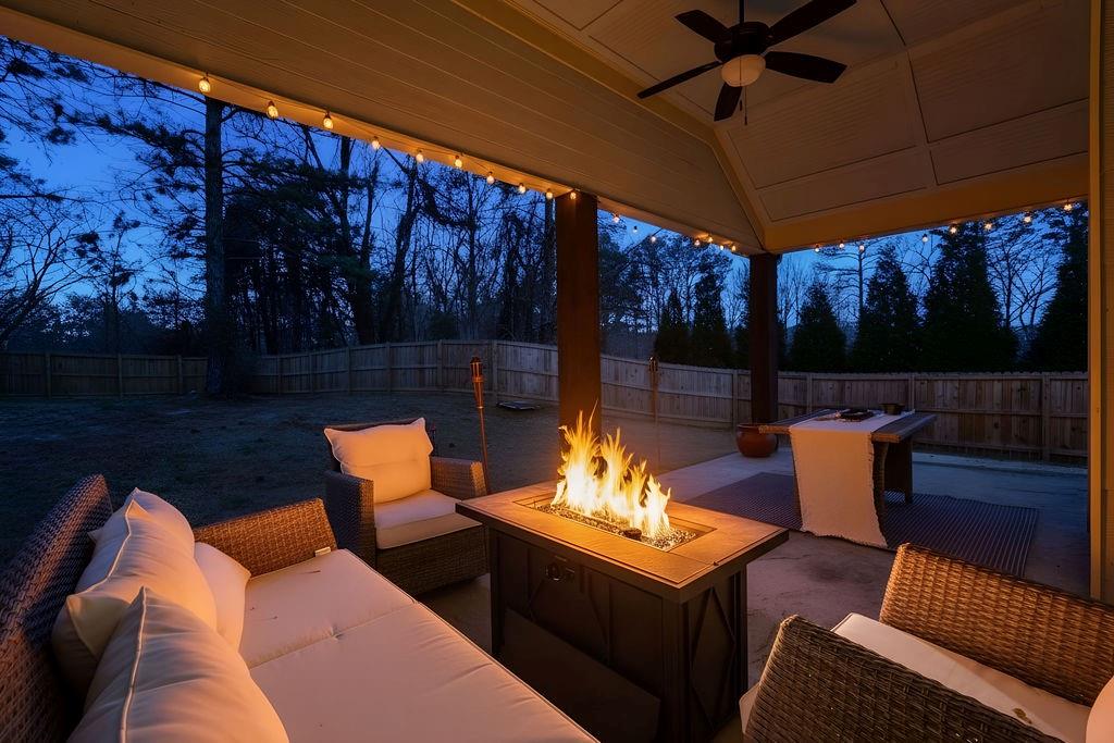 1201 Shiva Boulevard Winder, GA 30680 - Photo 69 of 84 a outdoor sitting area with furniture and wooden walls