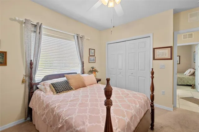 an aerial view of a house having outdoor space