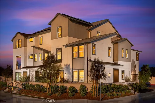 front view of a house with a street
