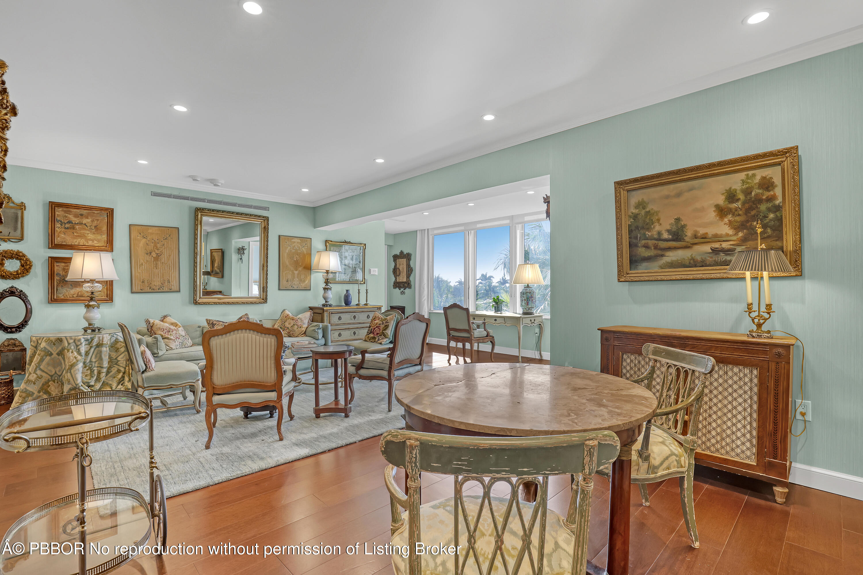 44 Cocoanut Row, Unit 302B Palm Beach, FL 33480 - Photo 9 of 25 Dining Area And Living Room