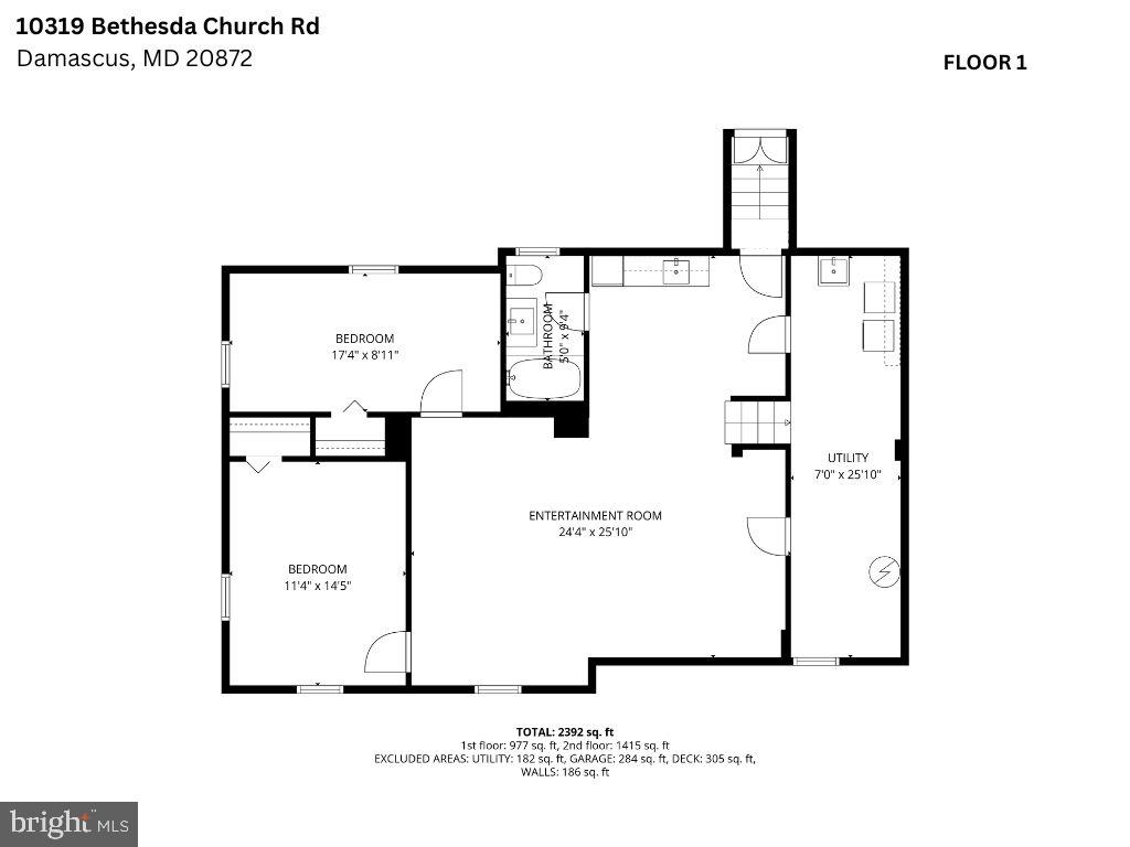 10319 Bethesda Church Road Damascus, MD 20872 - Photo 39 of 41 a picture of a floor plan
