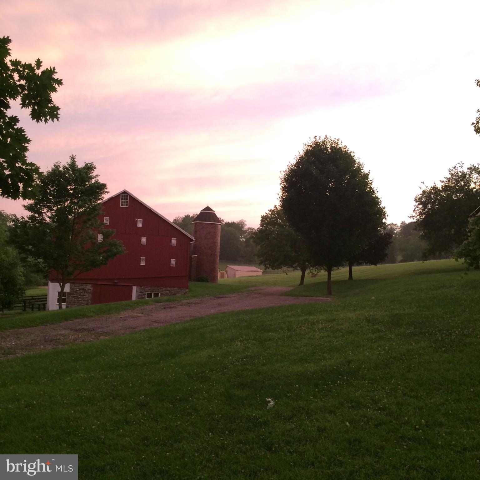 1906 Freeland Road Freeland, MD 21053 - Photo 81 of 99 Sunset over the siloed bank barn