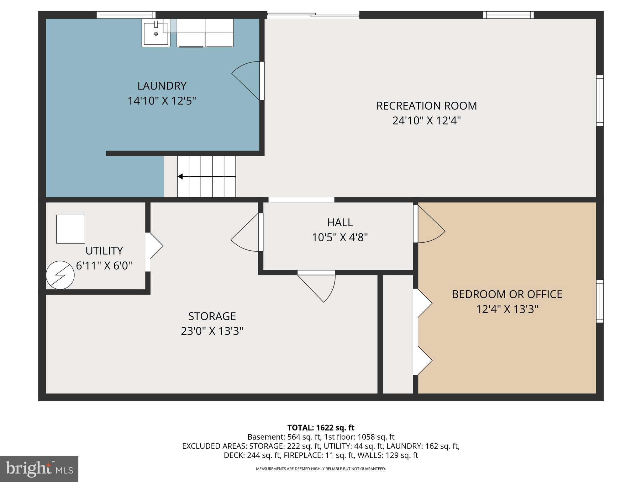 403 Old Orchard Road Baltimore, MD 21229 - Photo 37 of 37 Lower Level Floor Plan