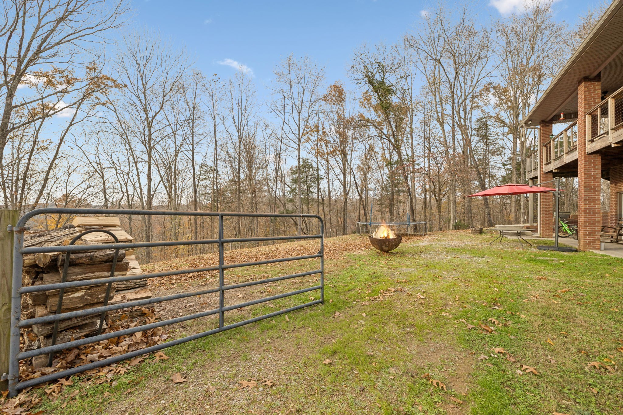 516 Rhotons Chapel Road Manchester, TN 37355 - Photo 42 of 52 a view of a backyard with wooden fence