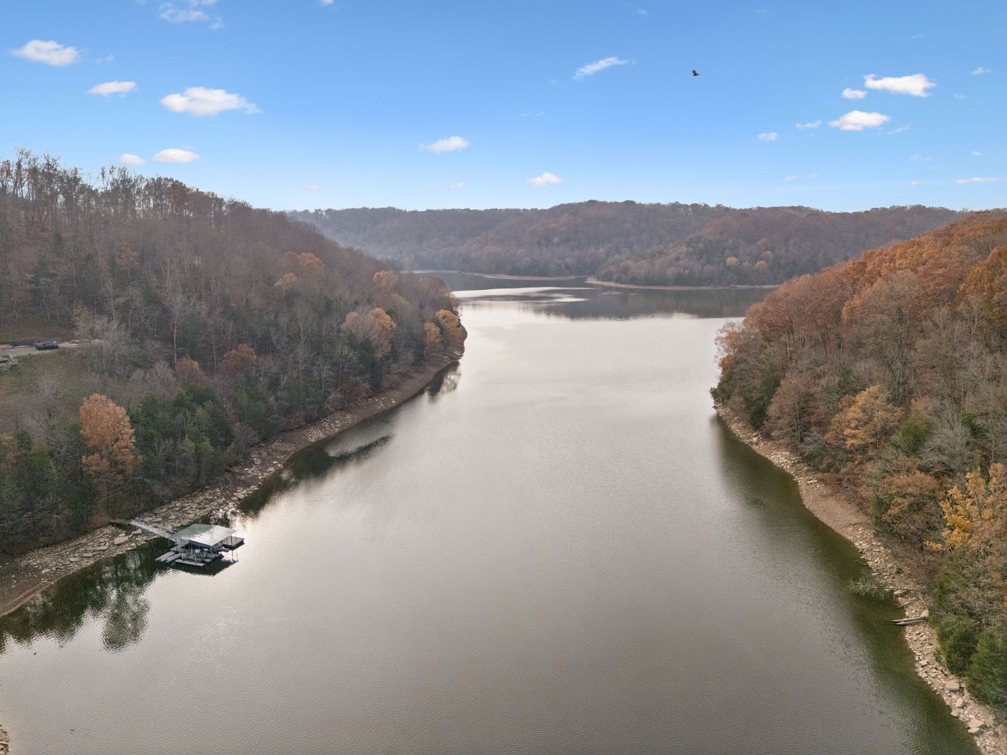 516 Rhotons Chapel Road Manchester, TN 37355 - Photo 45 of 52 a view of a lake with mountains in the background