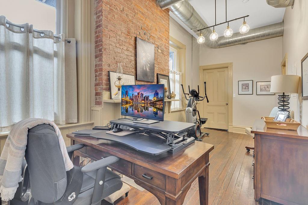 5202 Butler Street, Unit 1 Pittsburgh, PA 15201 - Photo 12 of 28 a view of a workspace with furniture