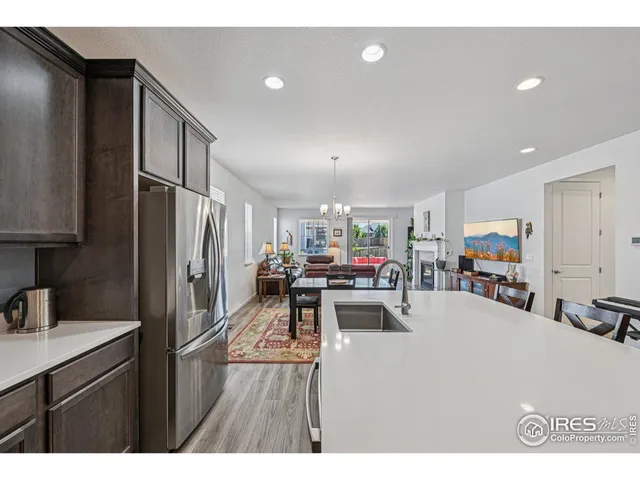 a kitchen with lots of counter top space