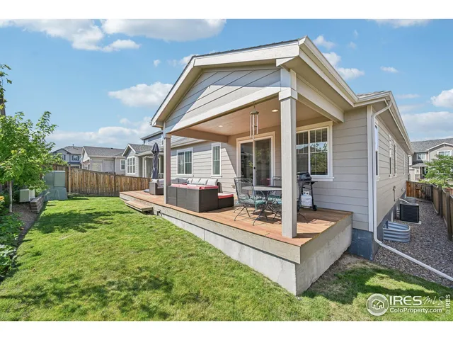 a outdoor space with furniture