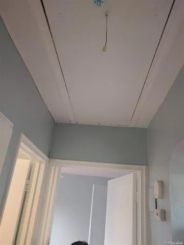 a close up view of entryway