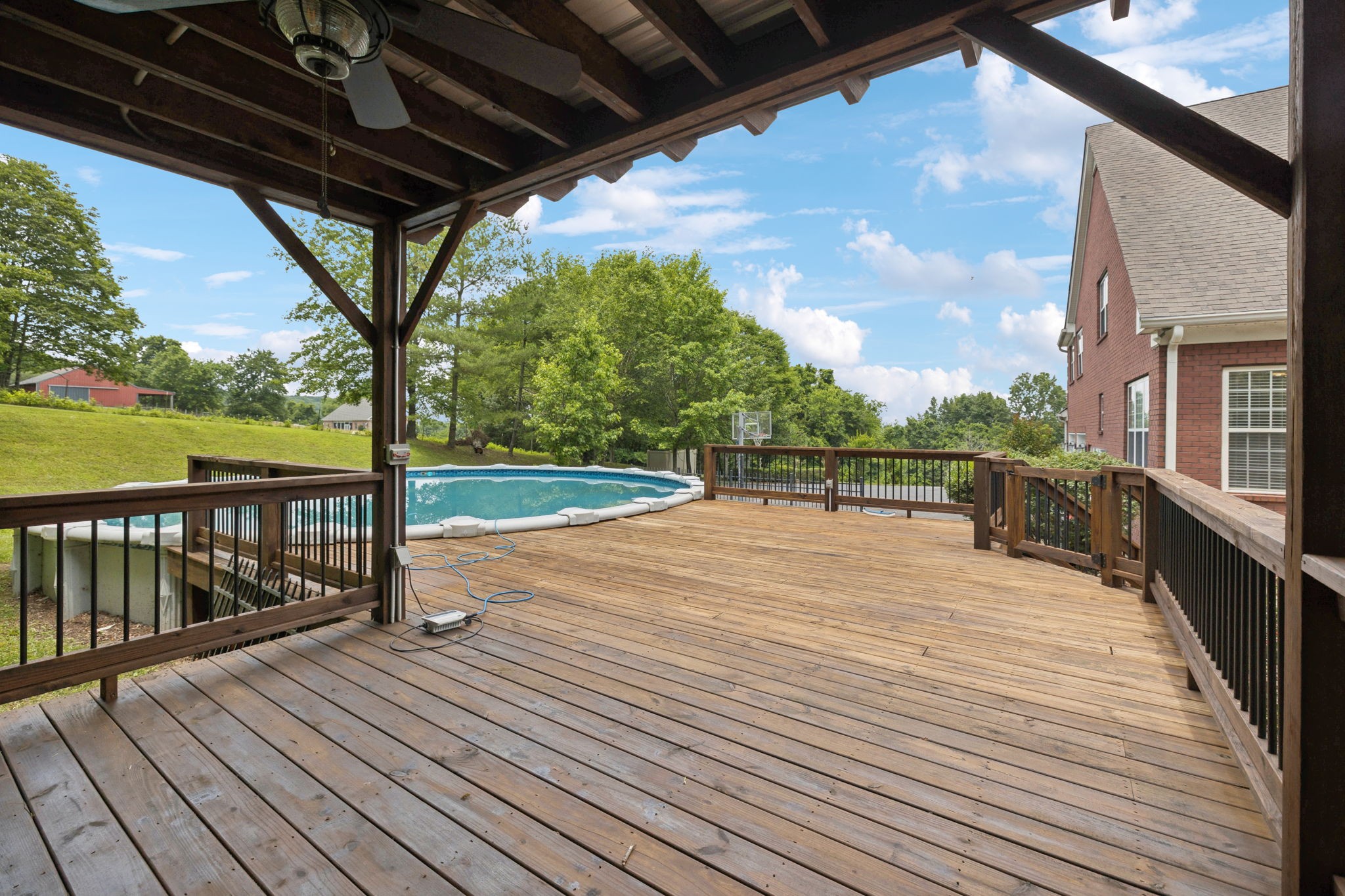 1416 Swindell Hollow Road Lebanon, TN 37090 - Photo 69 of 81 a view of deck with wooden floor and outdoor seating