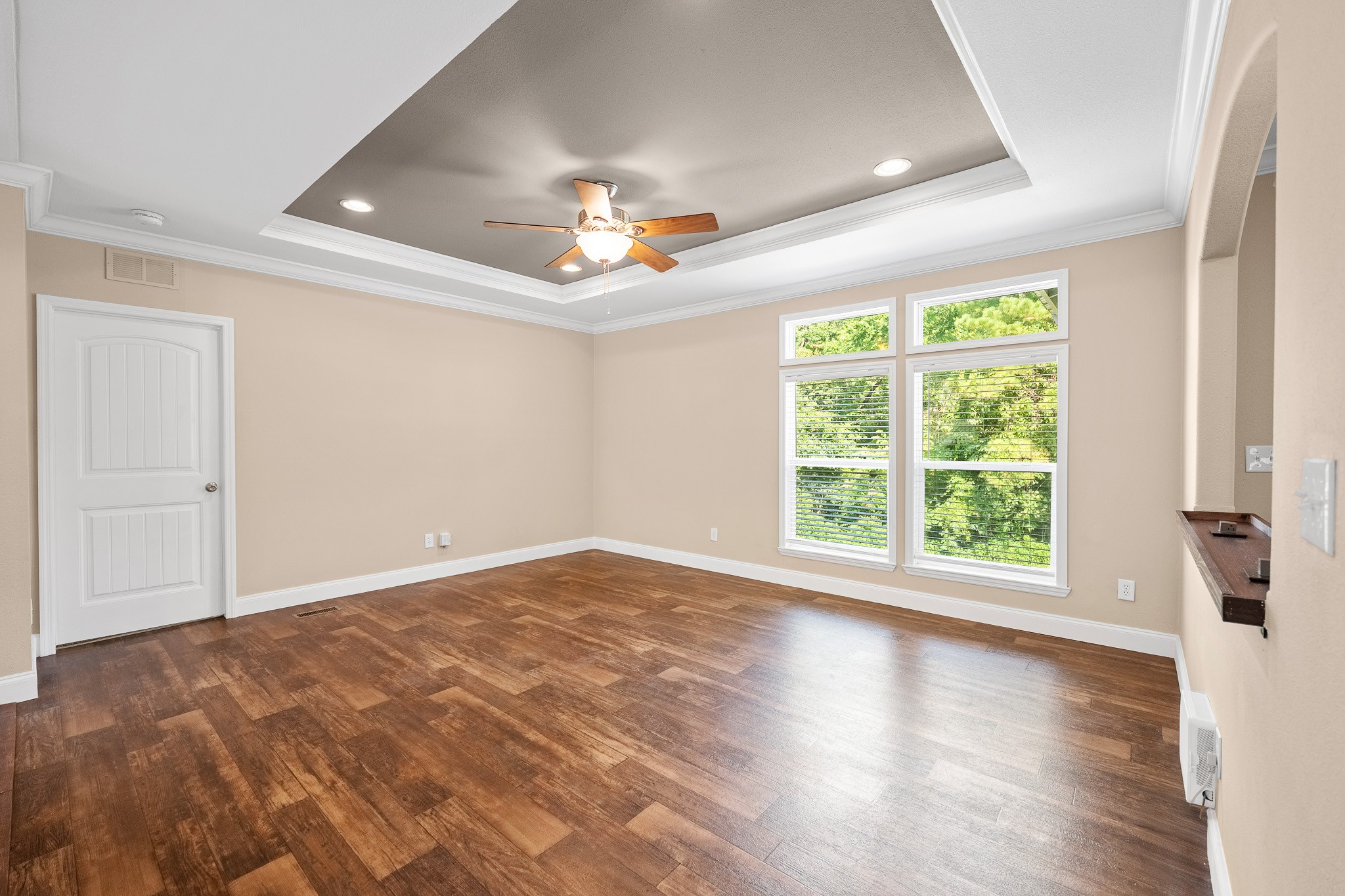 41 Key Largo Loop Point Blank, TX 77364 - Photo 7 of 40 an empty room with wooden floor and windows