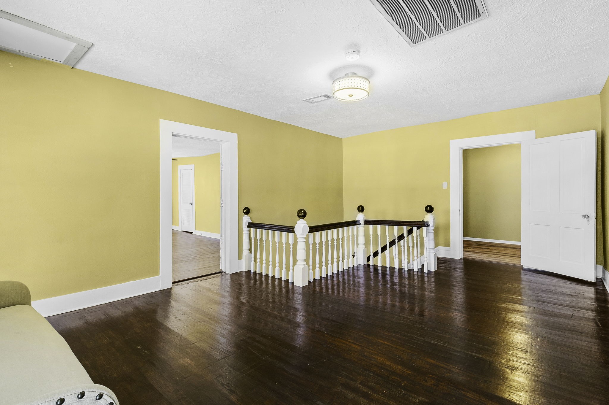 500 Highway 156 Point Blank, TX 77364 - Photo 19 of 47 Landing area with doorways to bedrooms.