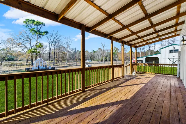 a view of a golf course with a lake