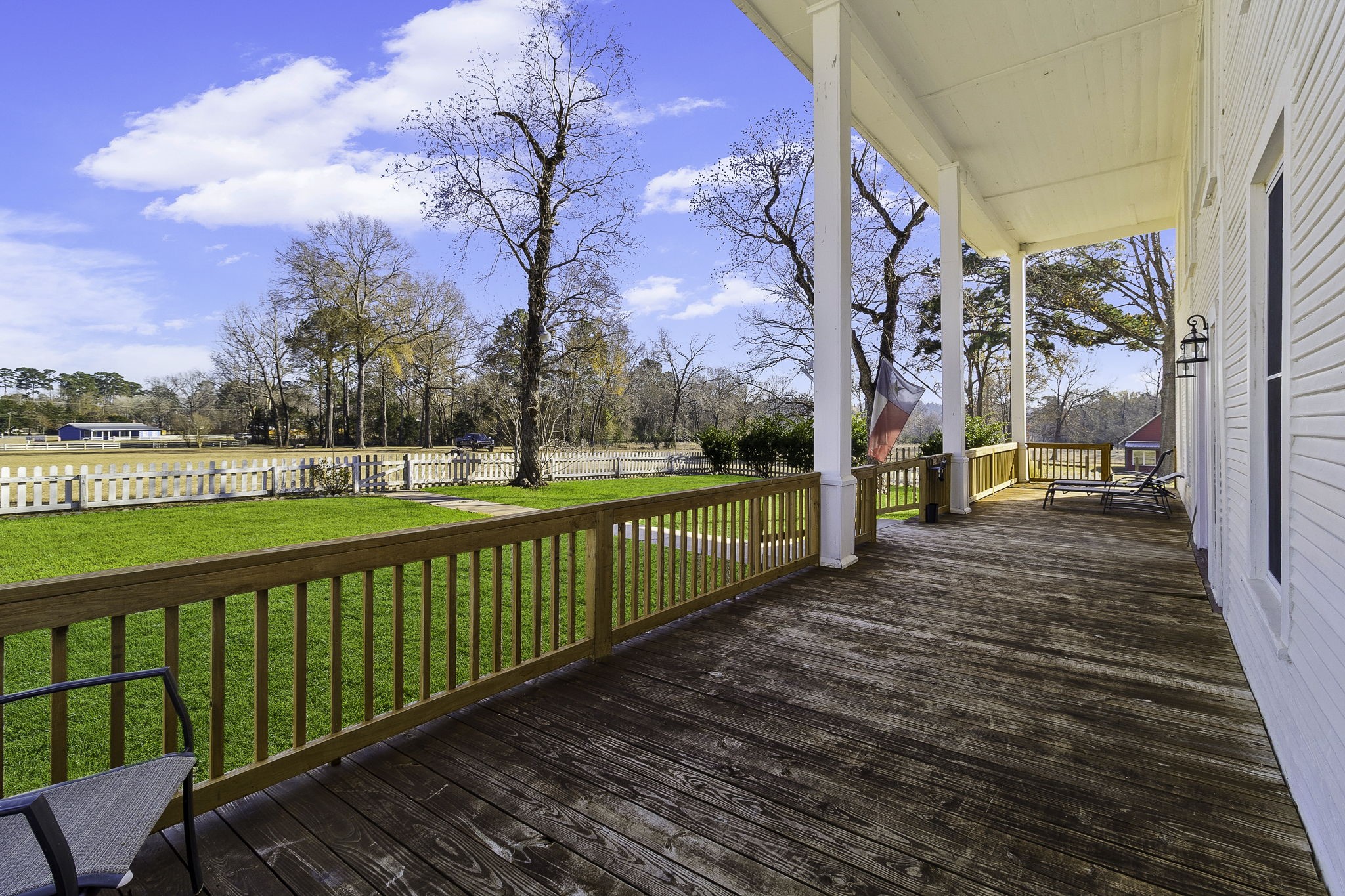 500 Highway 156 Point Blank, TX 77364 - Photo 3 of 47 Front porch facing the street...with lots of "elbow room".