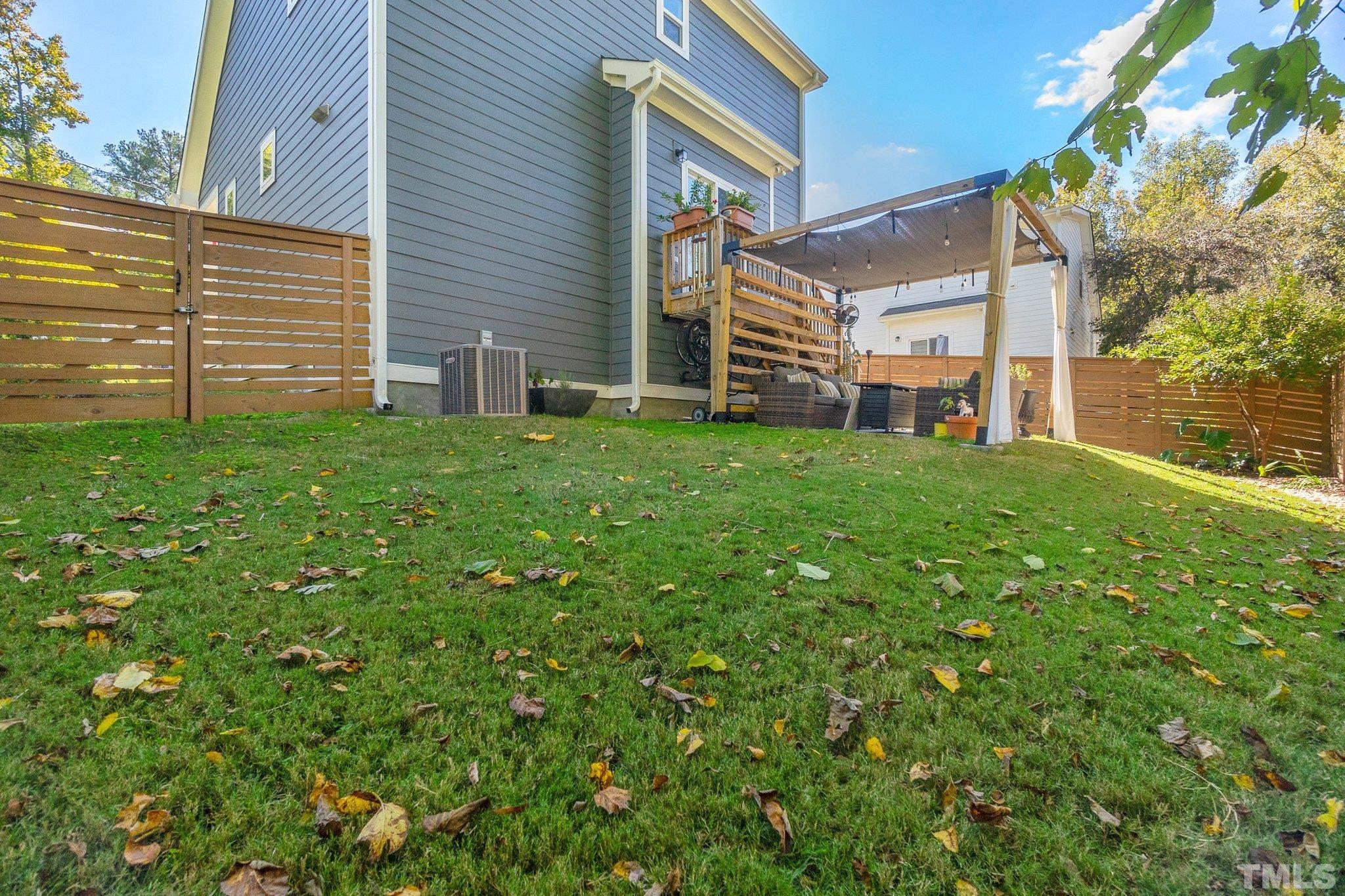 1510 Concord Street Durham, NC 27707 - Photo 17 of 17 a backyard of a house with lots of green space