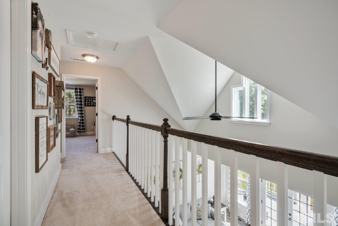 7255 Highway 231 Middlesex, NC 27557 - Photo 18 of 27 a view of a hallway with stairs