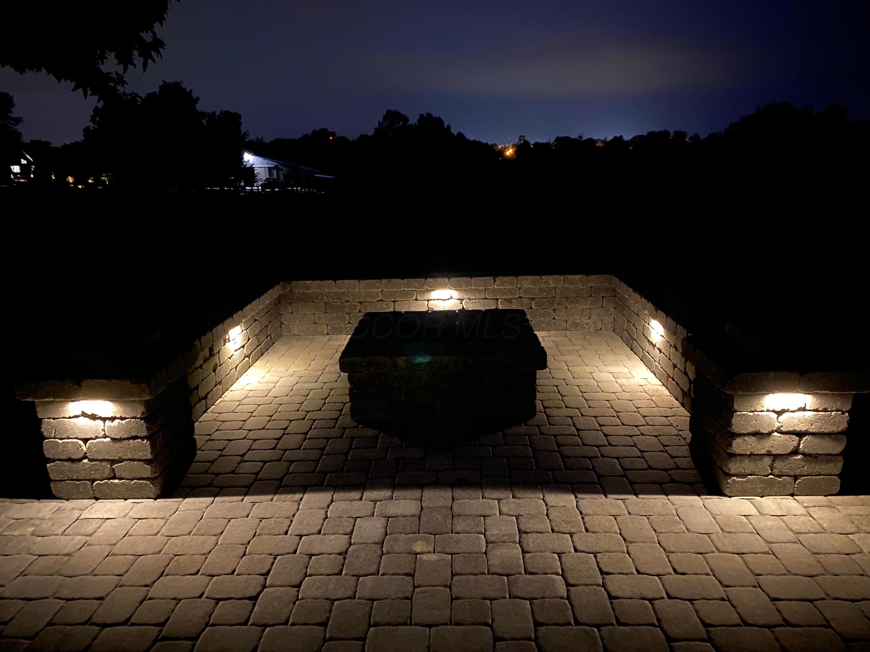 757 State Rte 61 Sunbury, OH 43074 - Photo 6 of 63 Fire pit at night