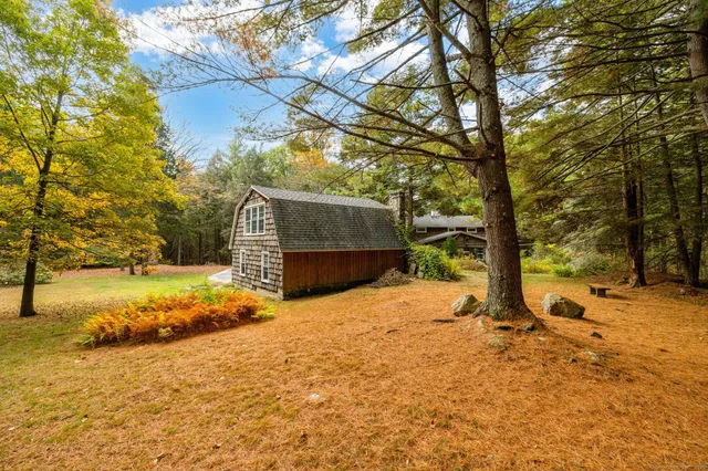 a street view covered with snow