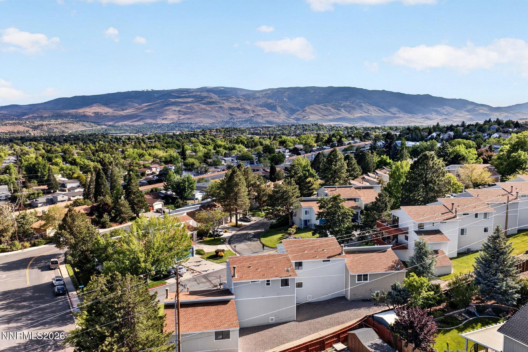 3415 Balboa Drive Reno, NV 89503 - Photo 50 of 61 an aerial view of a and mountain