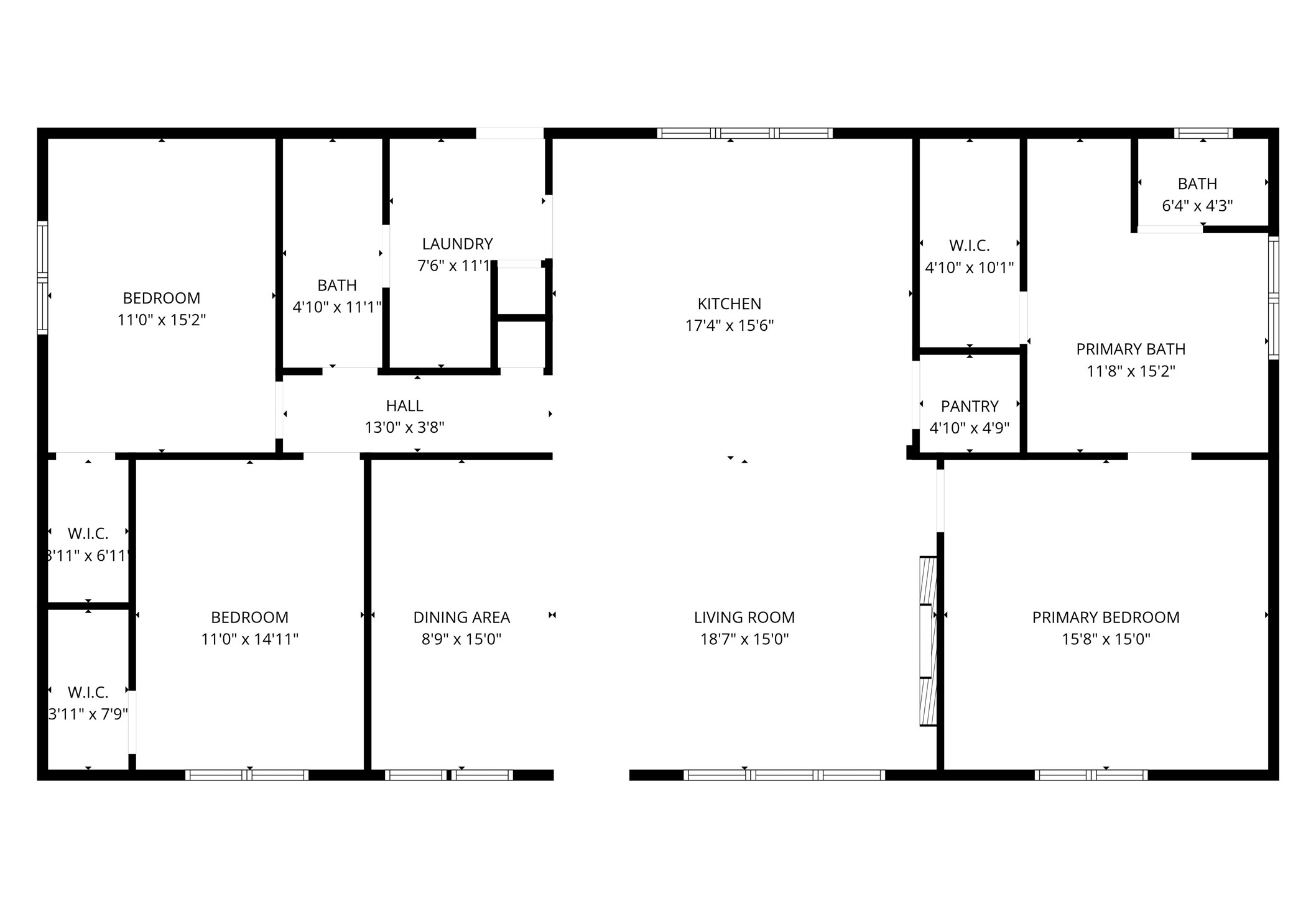 2105 Eagle Road Anahuac, TX 77514 - Photo 42 of 44 a picture of a floor plan