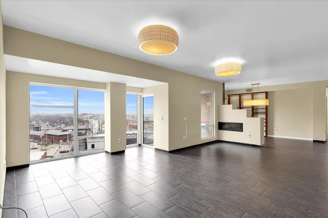 a view of a building with city view