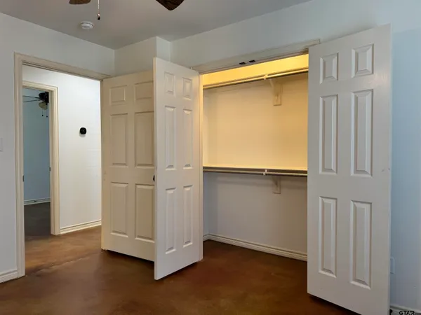 a view of an empty room