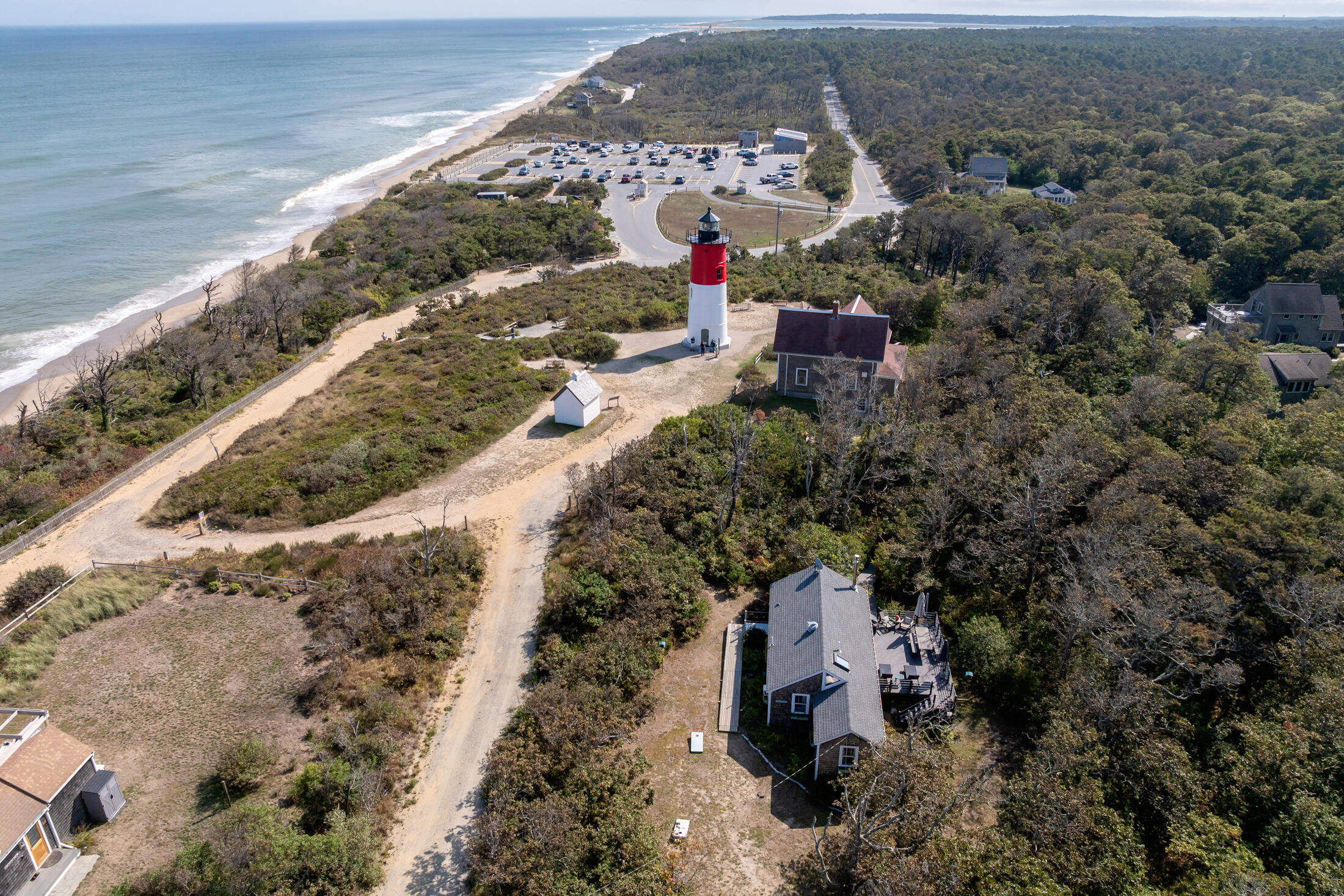 135 Nauset Light Beach Road Eastham, MA 02642 - Photo 30 of 34 a view of a city with a mountain