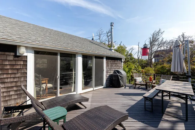 a view of a house with sitting area