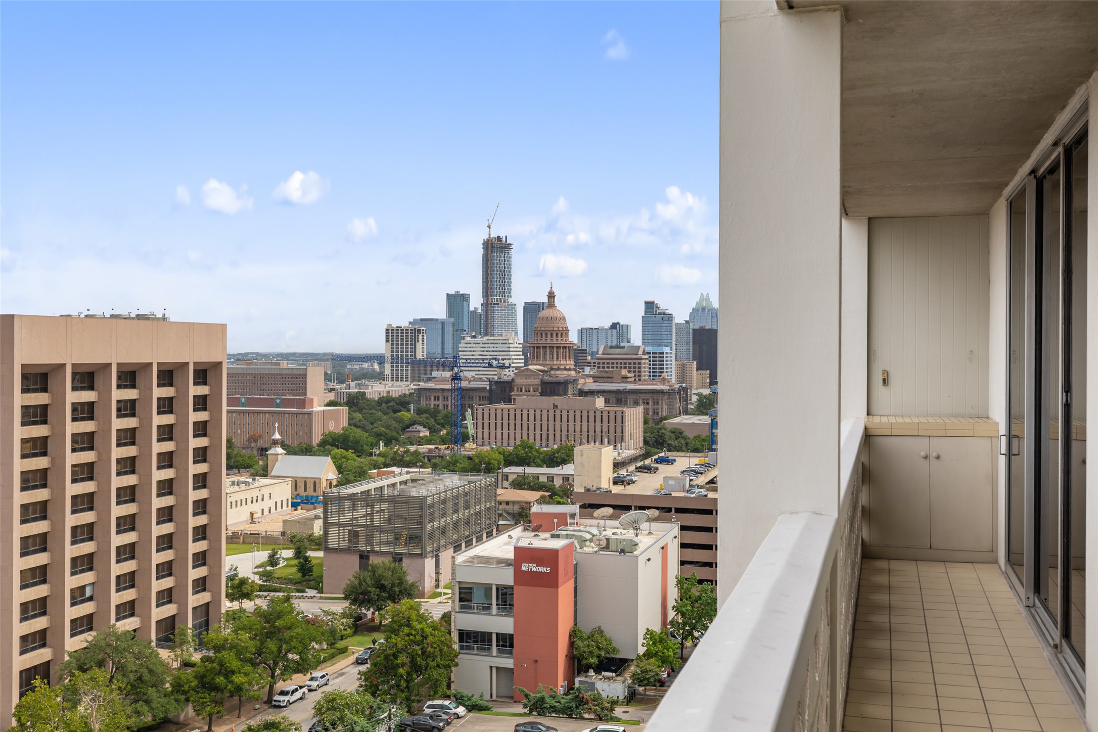 1801 Lavaca Street, Unit 13EF Austin, TX 78701 - Photo 33 of 40 Balcony featuring a view of skyline