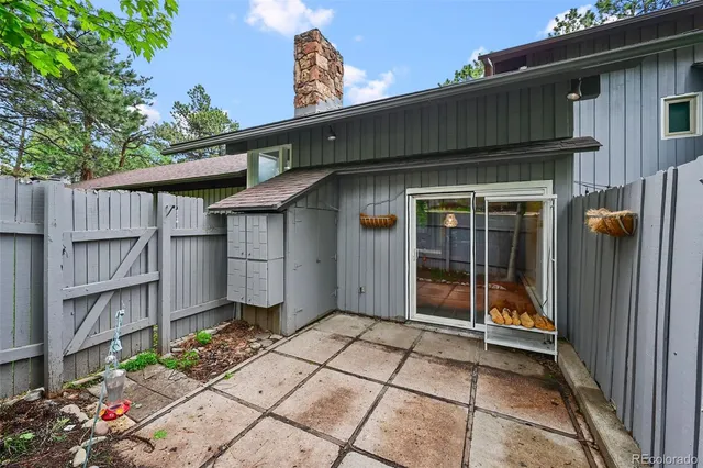 a view of front door