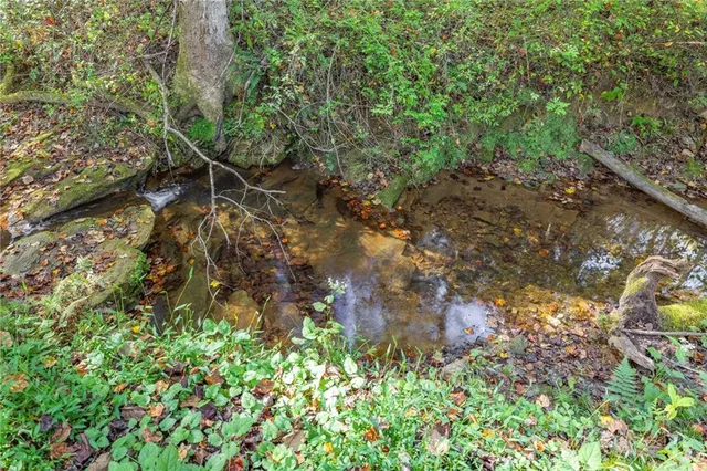 a backyard of a house