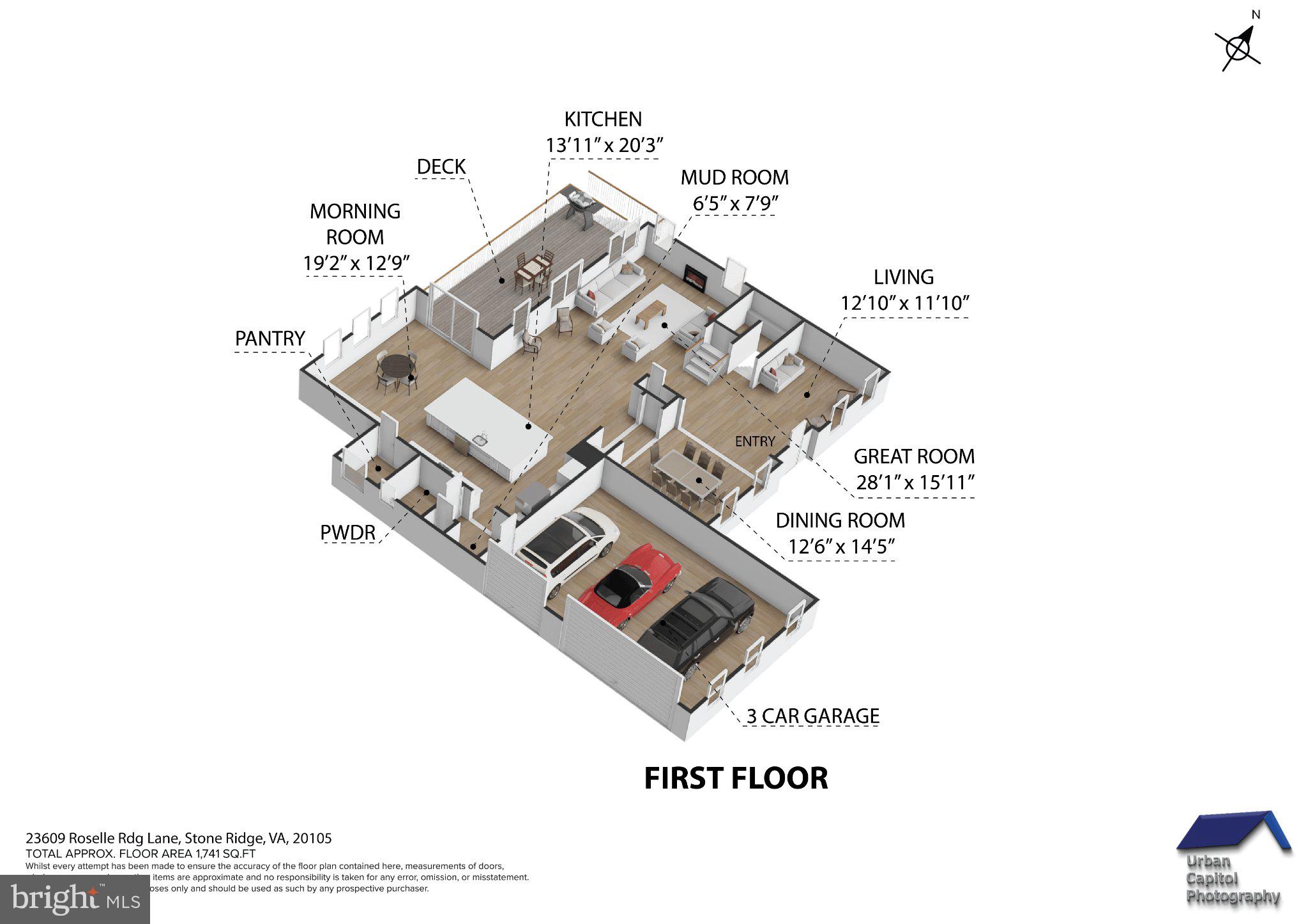 23609 Roselle Ridge Lane Aldie, VA 20105 - Photo 70 of 75 Spacious first-floor layout design.